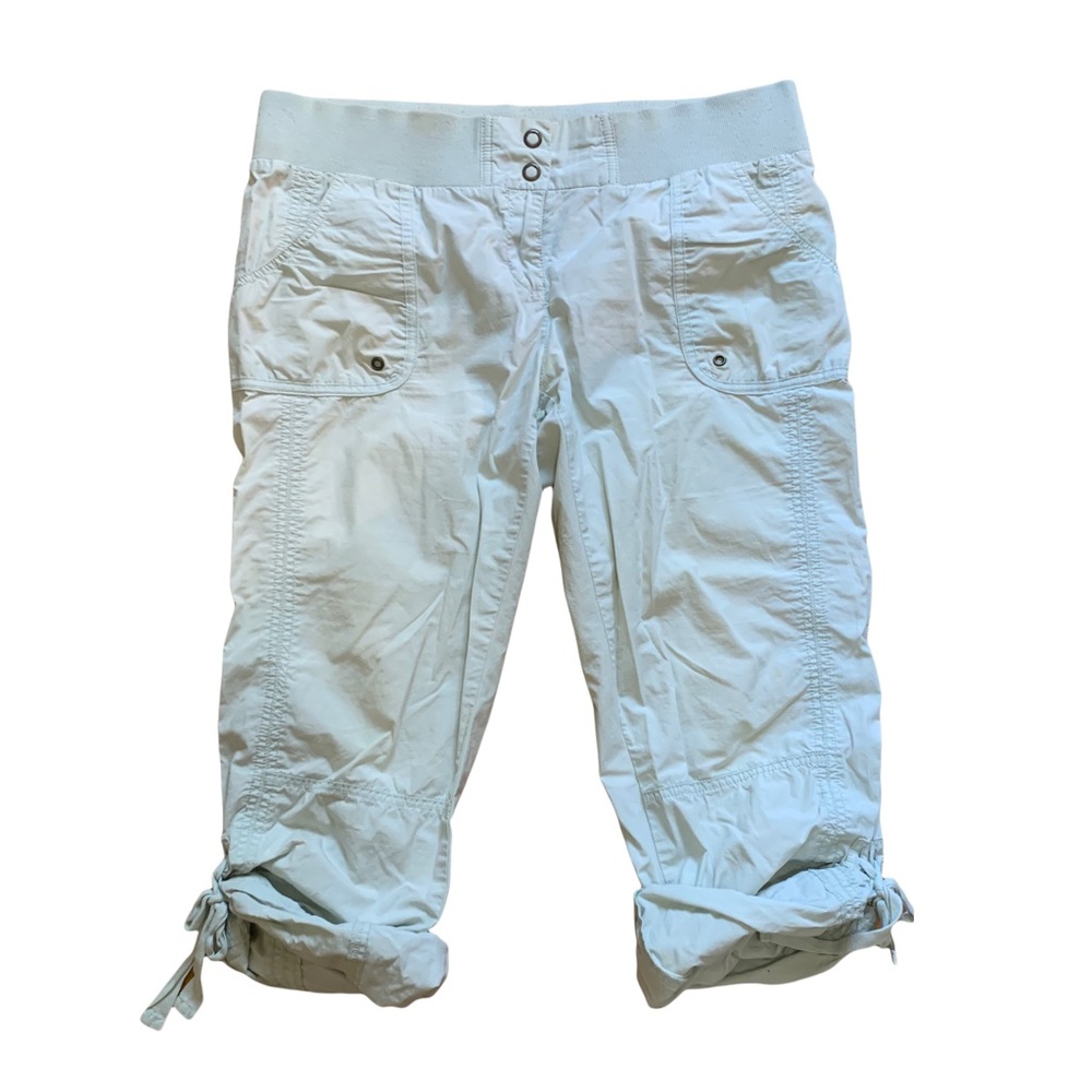 Mint green pastel capris pants